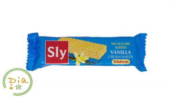 Вафлі з ванільним смаком без цукру Sly