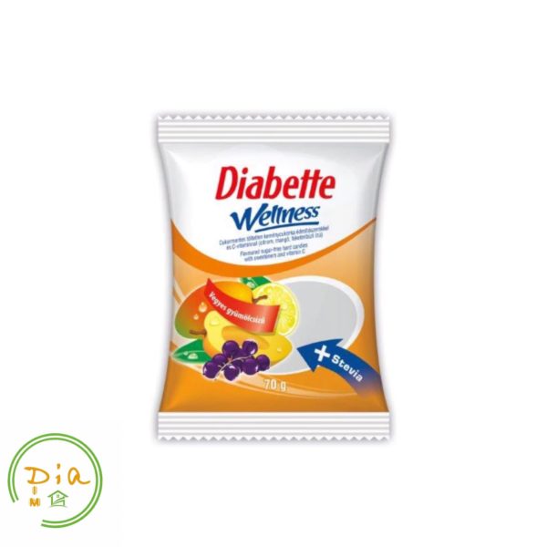 Леденцы мультифрукт с витамином С Diabette