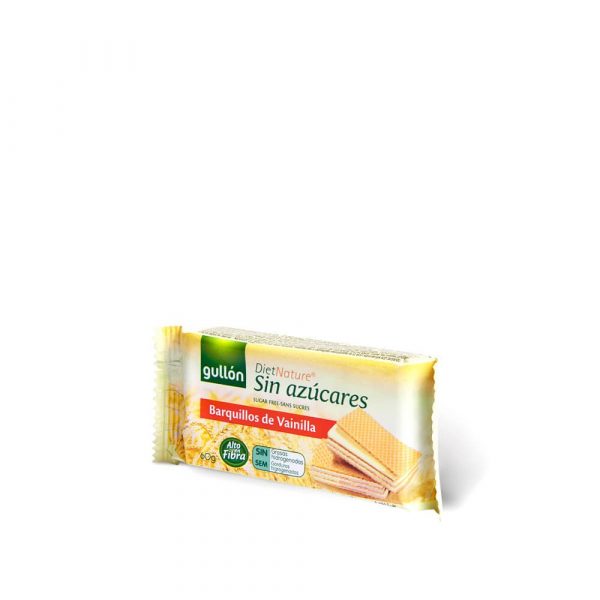 Ванільні вафлі Diet Nature Gullon з клітковиною без цукру - Image 2