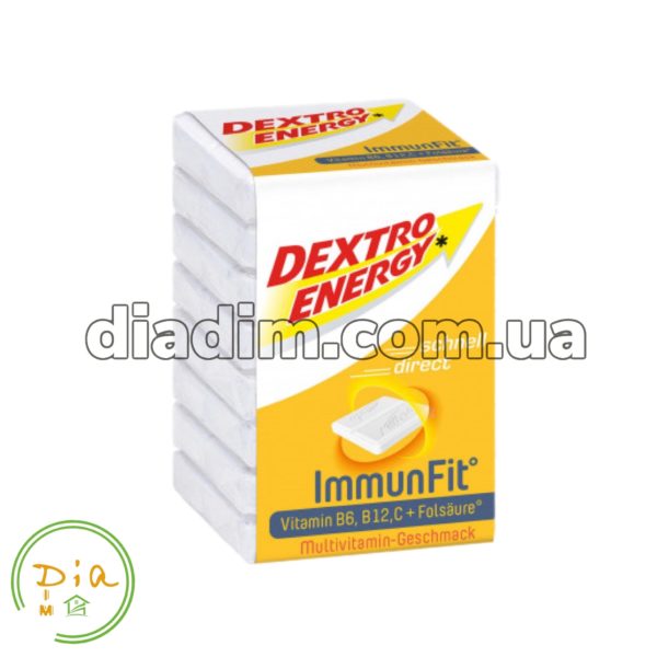 Dextro Energy Декстроза Мультифрукт з вітамінами B6, B12, C, Фолієва кислота