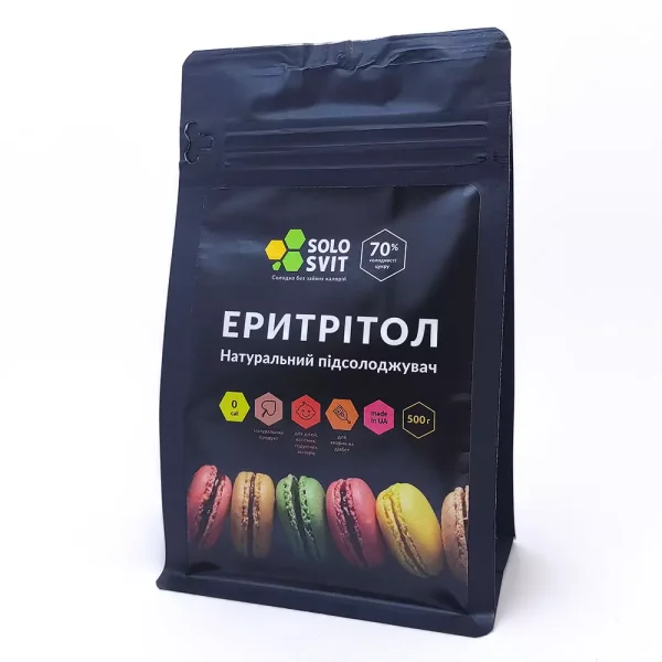 Еритрітол – Натуральний підсолоджувач – 500 г