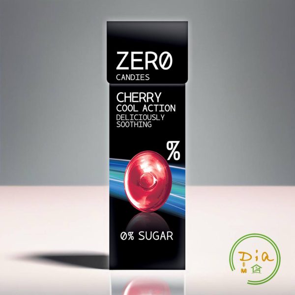 Льодяники без цукру ZERO прохолоджуюуча вишня